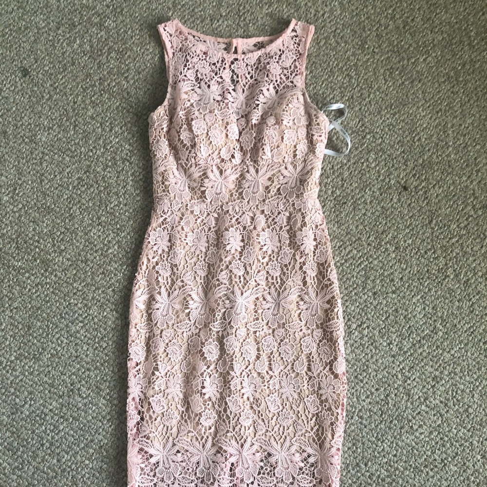 Bisou Bisou blush pink dress